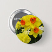 Daffodil Mix Simple Ronde Button 5,7 Cm (Voorkant /achterkant)