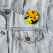 Daffodil Mix Simple Ronde Button 5,7 Cm (In situ)