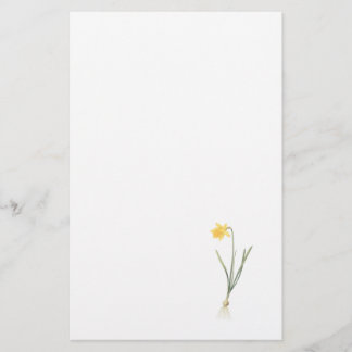 daffodil (Narcissus pseudo-narcissus) van Redouté Briefpapier