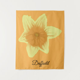 Daffodil Oranje geel narcis tapijt Wandkleed