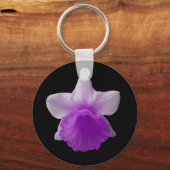Daffodil Paarse Sleutelhanger (Voorkant)