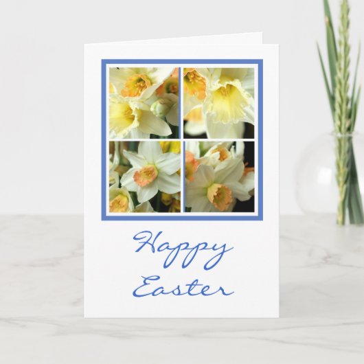 Daffodil PaasKaart Feestdagen Kaart (Voorkant)