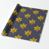 Daffodil-pakpapier Cadeaupapier (Uitgerold)