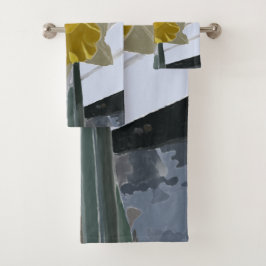 Daffodil Portret Handdoek Set