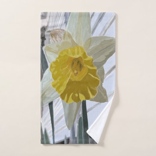 Daffodil Portret Handdoek Set (Handdoek)