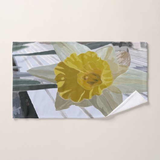 Daffodil Portret Handdoek Set (Handdoek)