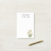 Daffodil Post-it® Notes (Op bureau)