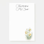 Daffodil Post-it® Notes (Voorkant)