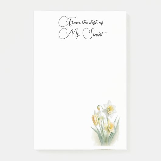 Daffodil Post-it® Notes (Voorkant)