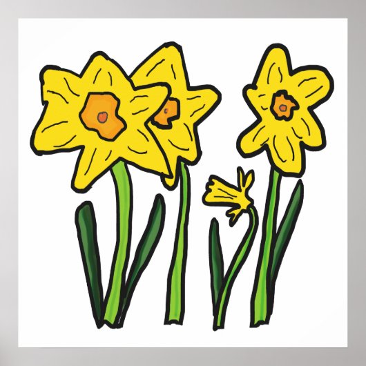 Daffodil Poster (Voorkant)