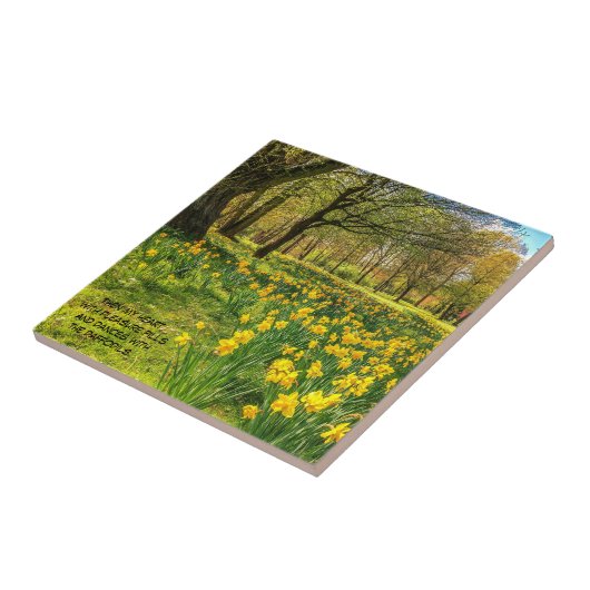 DAFFODIL QUOTE TEGELTJE (Zijkant)