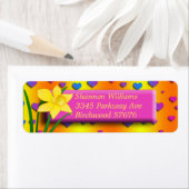 Daffodil Retouradreslabel Etiket (Insitu)