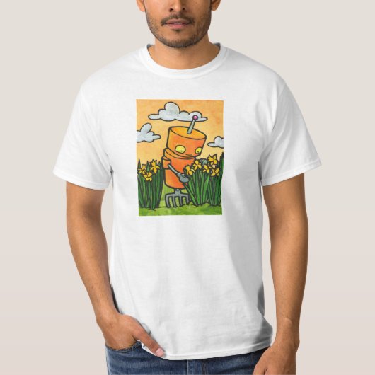 Daffodil Robot T-shirt (Voorkant)