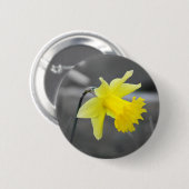 Daffodil Ronde Button 5,7 Cm (Voorkant /achterkant)