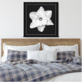 'Daffodil Serie, Afbeelding 2' Ingepakt Canvas Pri Afdruk (Insitu (Slaapkamer))