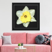 'Daffodil Serie, Afbeelding 3' Canvasprint Canvas Afdruk (Insitu (Woonkamer))