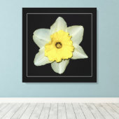 'Daffodil Serie, Afbeelding 3' Canvasprint Canvas Afdruk (Insitu (Houten vloer))