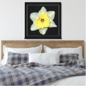 'Daffodil Serie, Afbeelding 3' Canvasprint Canvas Afdruk (Insitu (Slaapkamer))