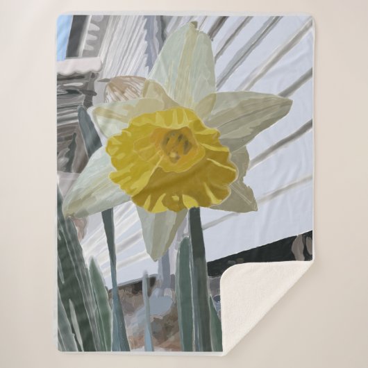 Daffodil Sherpa Large Blanket Sherpa Deken (Voorkant)