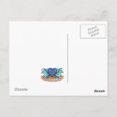 Daffodil Spring Dragon briefkaart (Achterkant)