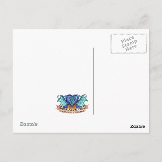 Daffodil Spring Dragon briefkaart (Achterkant)