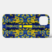 Daffodil Spring Exclamation Yellow Blue Ukraine Case-Mate iPhone Case (Achterkant (horizontaal))