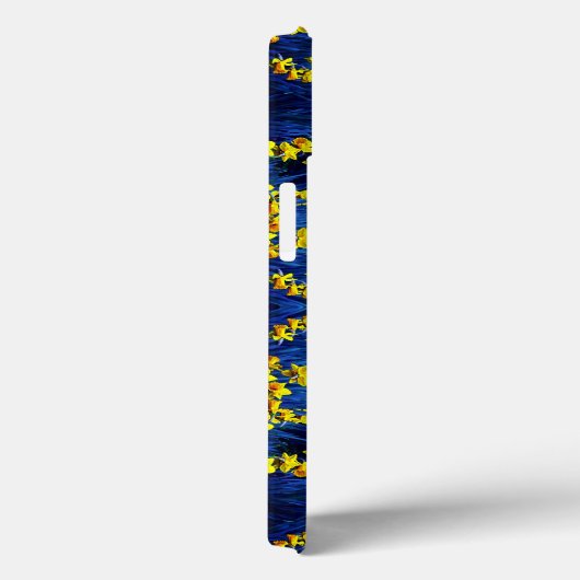 Daffodil Spring Exclamation Yellow Blue Ukraine Case-Mate iPhone Case (Achterkant / Rechts)