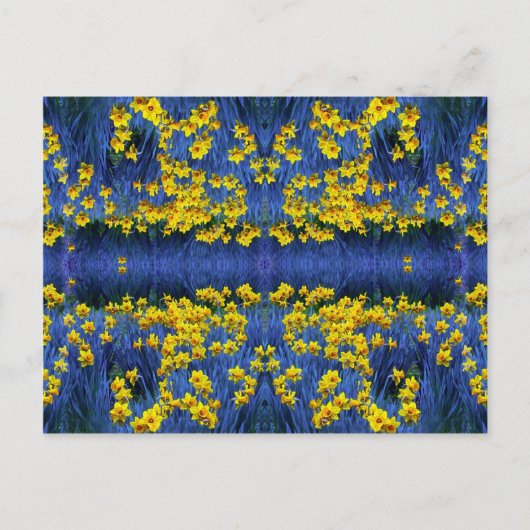 Daffodil Spring Fantasy Briefkaart (Voorkant)