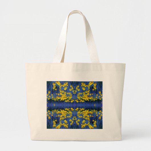 Daffodil Spring Fantasy Grote Tote Bag (Voorkant)