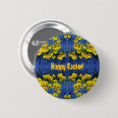 Daffodil Spring Fantasy Ronde Button 5,7 Cm (Voorkant /achterkant)