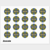 Daffodil Spring Fantasy Ronde Sticker (Vel)