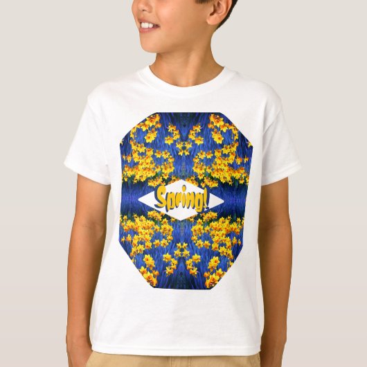 Daffodil Spring Fantasy T-Shirt (Voorkant)