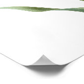 Daffodil Spring Flower Bouquet Floral Waterverf Poster (Hoek)