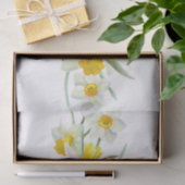 Daffodil Spring Flower Waterverf Tissuepapier (Geschenk)