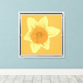 Daffodil Square Canvas Art Afdruk (Insitu (Houten vloer))