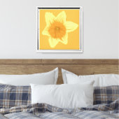 Daffodil Square Canvas Art Afdruk (Insitu (Slaapkamer))