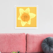 Daffodil Square Canvas Art Afdruk (Insitu (Woonkamer))