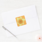 Daffodil Square Sticker Sinaasappel Yellow (Envelop)