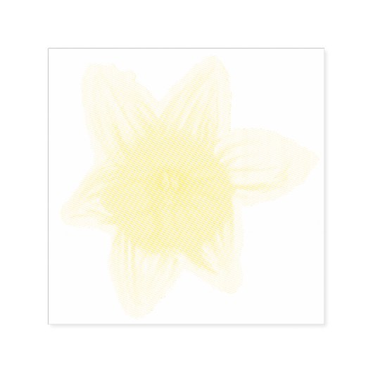 Daffodil Stamp Zelfinktende Stempel (Design)