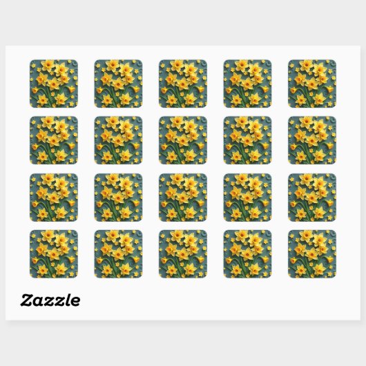 Daffodil Stickers (Vel)