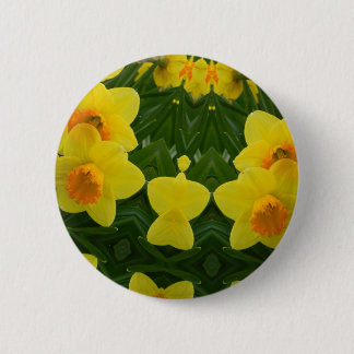 Daffodil Symmetry mei 2013 Ronde Button 5,7 Cm