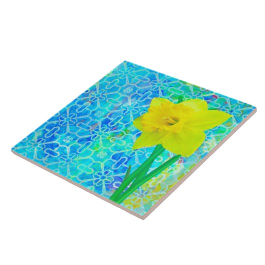 Daffodil Tegeltje (Zijkant)