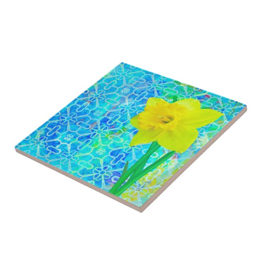 Daffodil Tegeltje (Zijkant)