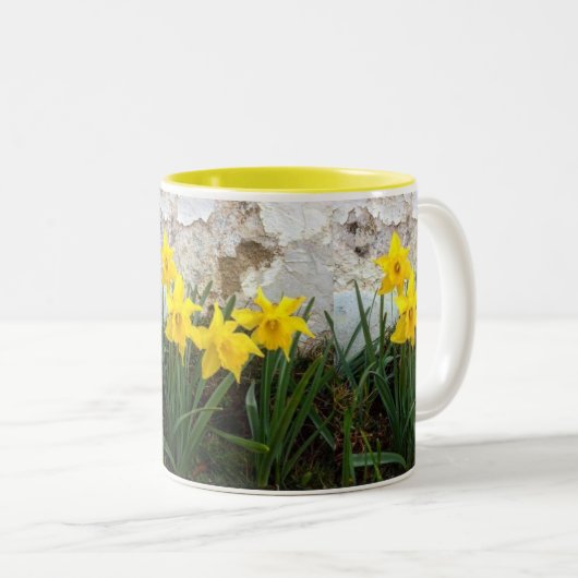 Daffodil thee en koffie mok (Voorkant rechts)