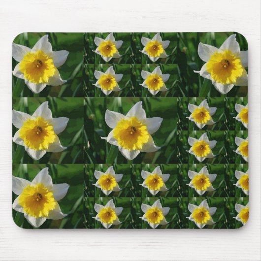 Daffodil Tic Tac Toe Muismat (Voorkant)