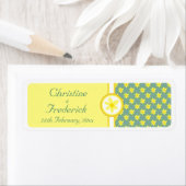 Daffodil Trouwen, souvenirlabels Etiket (Insitu)