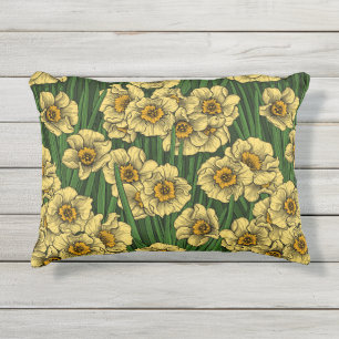 Daffodil tuin buitenkussen