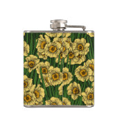 Daffodil tuin heupfles (Achterkant)