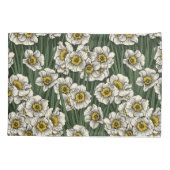 Daffodil tuin kussensloop (Achterkant-Links)