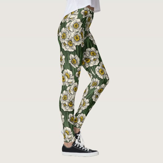Daffodil tuin leggings (Rechts)